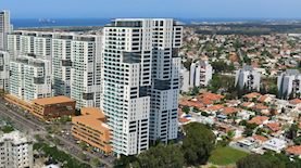 מתחם רסקו בחדרה, צילום: גנות לרמן אדריכלים ופיק אדריכלים